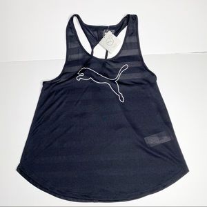 NWT PUMA L Twist Back Racer Back Workout Tank